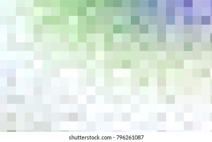 Light Green vector abstract textured polygonal background. Blurry rectangular design. The pattern with repeating rectangles can be used for background.