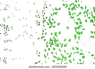 Light Green vector backdrop with abstract shapes. Illustration with colorful gradient shapes in abstract style. Simple design for your web site.