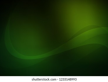 Light Green vector backdrop with bent lines. A completely new color illustration in marble style. Marble design for your web site.