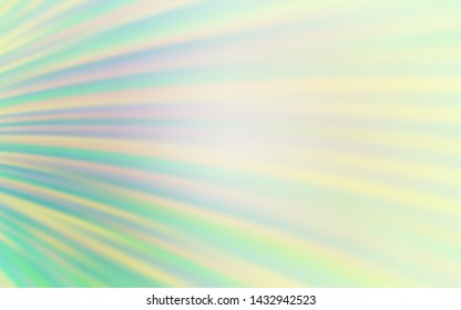 Light Green vector backdrop with bent lines. Modern gradient abstract illustration with bandy lines. New composition for your brand book.