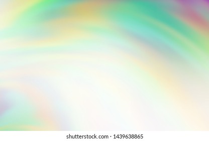 Light Green vector backdrop with bent lines. A sample with colorful lines, shapes. A new texture for your  ad, booklets, leaflets.