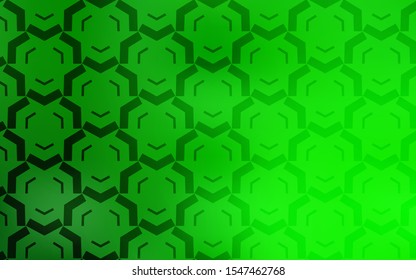 Light Green vector backdrop with bent lines. Colorful geometric sample with gradient lines.  The best colorful design for your business.