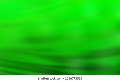 Light Green vector backdrop with bent lines. A sample with colorful lines, shapes. Colorful wave pattern for your design.