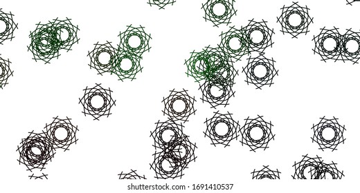 Fondo vectorial claro con formas caóticas. Ilustración abstracta moderna con formas aleatorias degradadas. Simple ilustración para su sitio web.