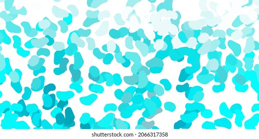 Light green vector backdrop with chaotic shapes. Simple design in abstract style with gradient forms. Simple illustration for your web site.
