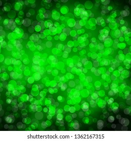 Light Green vector backdrop with circles. Abstract decorative design in gradient style with bubbles. Pattern for wallpapers, curtains.