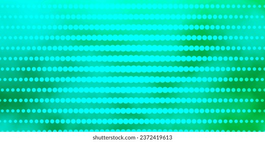 El fondo del vector verde claro con círculos. Ilustración con un conjunto de esferas abstractas coloridas y brillantes. Patrón de folletos, folletos.
