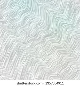 Light Green vector backdrop with circular arc. Colorful illustration in abstract style with bent lines. Pattern for websites, landing pages.