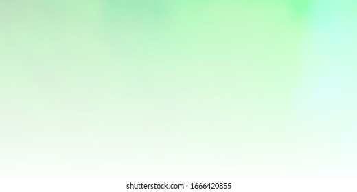 Light Green vector backdrop with cumulus. Abstract illustration with colorful gradient clouds. Pattern for your commercials.