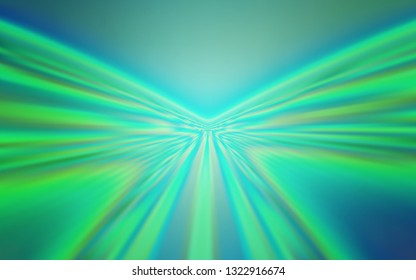 Light Green vector backdrop with curved lines. Colorful illustration in abstract style with gradient. Abstract style for your business design.