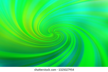 Light Green vector backdrop with curved lines. Colorful abstract illustration with gradient lines. Abstract design for your web site.