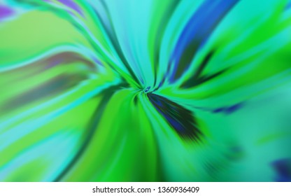 Light Green vector backdrop with curved lines. Colorful illustration in simple style with gradient. A new texture for your  ad, booklets, leaflets.