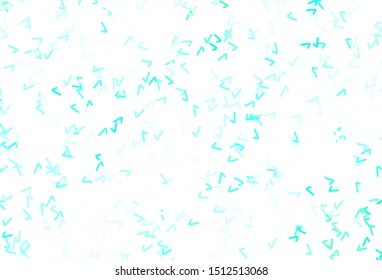 Light Green vector backdrop with curved lines. Geometric illustration in abstract style with gradient.  Abstract style for your business design.