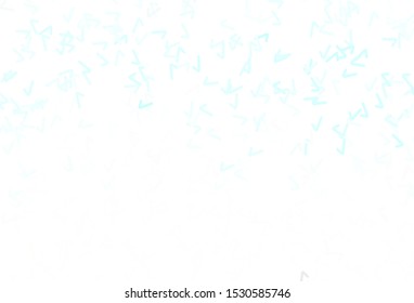 Light Green vector backdrop with curved lines. Colorful geometric sample with gradient lines.  Brand new design for your ads, poster, banner.