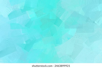 Hellgrüne Vektorgrafik-Kulisse mit gebogenen Linien. Eine abstrakte Zirkumflex-Illustration mit Farbverlauf. Muster für Ihr Design.
