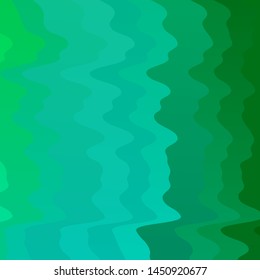 Light Green vector backdrop with curves. Colorful illustration with curved lines. Pattern for websites, landing pages.