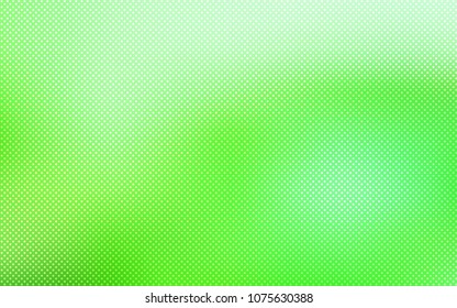 Light Green vector backdrop with dots. Abstract illustration with colored bubbles in nature style. Pattern can be used as texture of wallpapers.