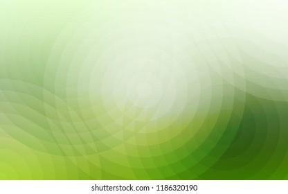 Light Green vector backdrop with dots. Blurred bubbles on abstract background with colorful gradient. New design for ad, poster, banner of your website.