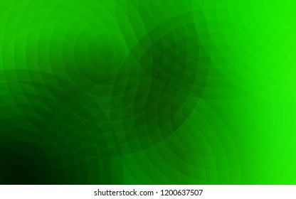 Light Green vector backdrop with dots. Abstract illustration with colored bubbles in nature style. Completely new template for your brand book.