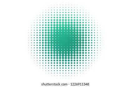 Light Green vector backdrop with dots. Beautiful colored illustration with blurred circles in nature style. Pattern of water, rain drops.
