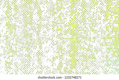 Light Green vector backdrop with dots. Glitter abstract illustration with blurred drops of rain. Design for business adverts.