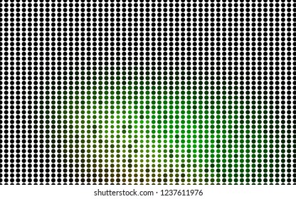 Light Green vector backdrop with dots. Blurred decorative design in abstract style with bubbles. Pattern for beautiful websites.