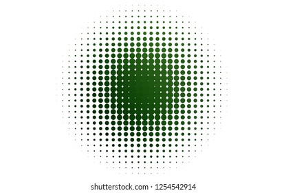 Light Green vector backdrop with dots. Illustration with set of shining colorful abstract circles. Template for your brand book.