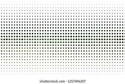 Light Green vector backdrop with dots. Abstract illustration with colored bubbles in nature style. Pattern for ads, leaflets.