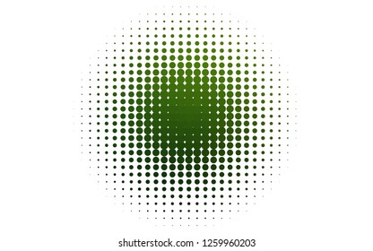 Light Green vector backdrop with dots. Beautiful colored illustration with blurred circles in nature style. Pattern for ads, booklets.