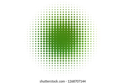 Light Green vector backdrop with dots. Blurred bubbles on abstract background with colorful gradient. Pattern for beautiful websites.