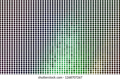 Light Green vector backdrop with dots. Blurred decorative design in abstract style with bubbles. Design for business adverts.