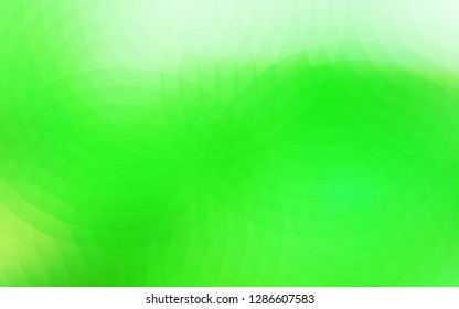 Light Green vector backdrop with dots. Blurred decorative design in abstract style with bubbles. Completely new template for your brand book.
