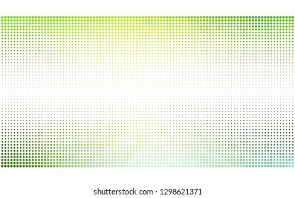 Light Green vector  backdrop with dots. Blurred decorative design in abstract style with bubbles. Design for poster, banner of websites.