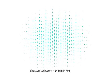 Light Green vector backdrop with dots. Illustration with set of shining colorful abstract circles. Design for your business advert.