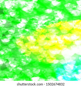 Light Green vector backdrop with dots. Abstract decorative design in gradient style with bubbles. Pattern for wallpapers, curtains.