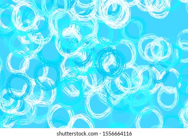 Light Green vector backdrop with dots. Blurred bubbles on abstract background with colorful gradient. New template for your brand book.