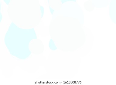 Light Green vector backdrop with dots. Blurred decorative design in abstract style with bubbles. Pattern for beautiful websites.