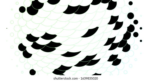 Light Green vector backdrop with dots. Abstract colorful disks on simple gradient background. Design for your commercials.