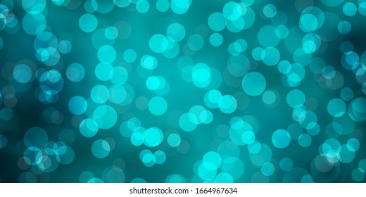 Light Green vector backdrop with dots. Abstract illustration with colorful spots in nature style. New template for a brand book.