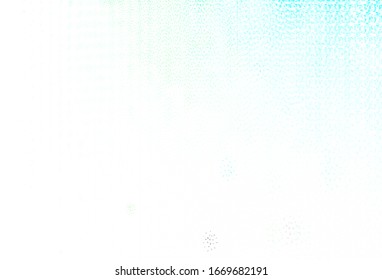 Light Green vector backdrop with dots. Blurred bubbles on abstract background with colorful gradient. Pattern for beautiful websites.
