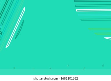 Light Green vector backdrop with dots. Modern abstract illustration with colorful water drops. Pattern for futuristic ad, booklets.