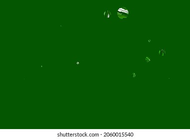 Light green vector backdrop with dots. Abstract illustration with colored bubbles in nature style. Pattern for beautiful websites.