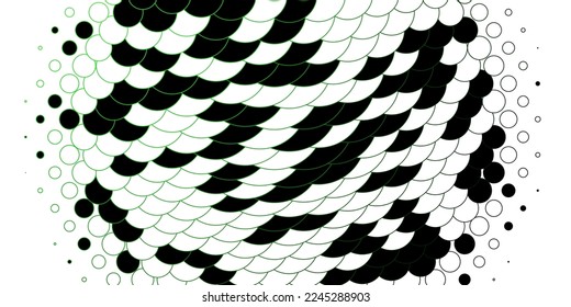 Light Green vector backdrop with dots. Illustration with set of shining colorful abstract spheres. Pattern for booklets, leaflets.