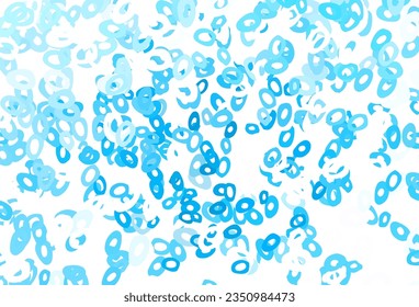 Light Green vector backdrop with dots. Blurred decorative design in abstract style with bubbles. Design for business adverts.