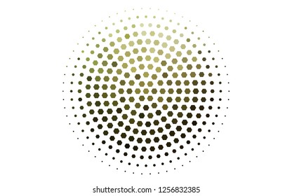 Light Green vector backdrop with hexagons. White background with colorful hexagons. Pattern for texture of wallpapers.