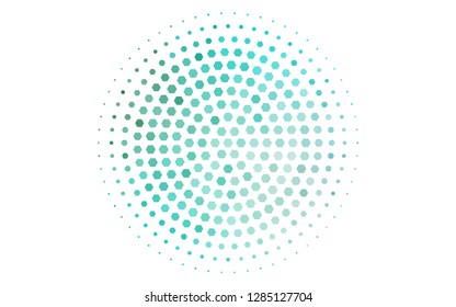 Light Green vector backdrop with hexagons. Abstract illustration with colorful hexagons. Beautiful design for your business advert.