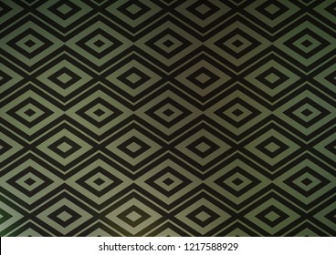 Light Green vector backdrop with lines, cubes. Colorful lines, squares on abstract background with gradient. Pattern for business booklets, leaflets.