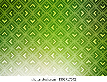 Light Green vector backdrop with lines, cubes. Colorful lines, squares on abstract background with gradient. Backdrop for TV commercials.