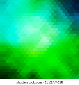 Light Green vector backdrop with lines. Modern abstract illustration with colorful lines. Template for your UI design.