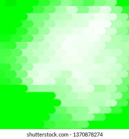 Light Green vector backdrop with lines. Geometric abstract illustration with blurred lines. Template for your UI design.